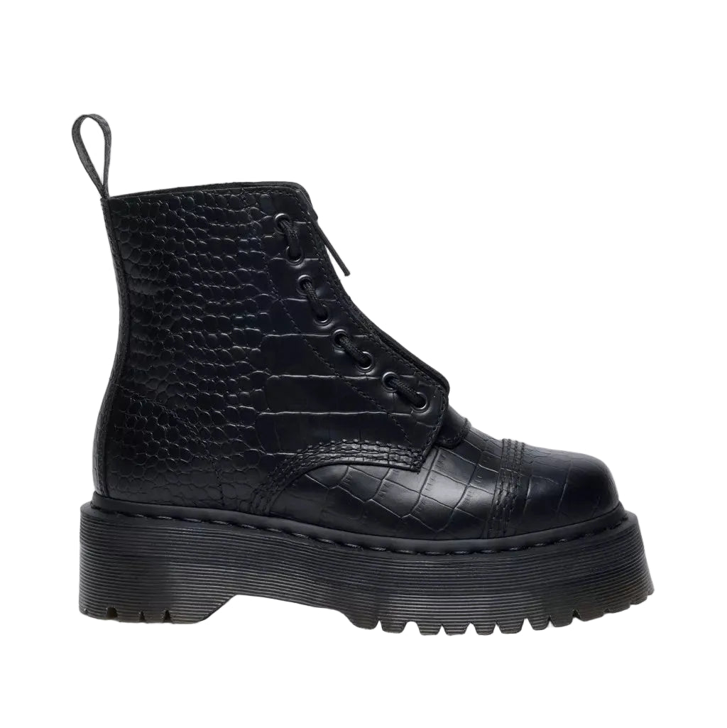 DR. MARTENS SINCLAIR CROC EMBOSS BLACK Bild 1