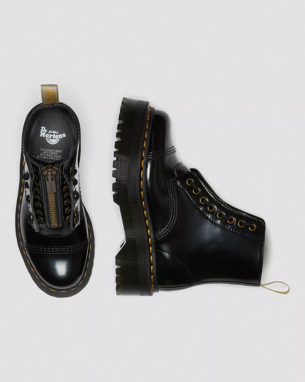 DR. MARTENS SINCLAIR VEGAN BLACK OXFORD Bild 3