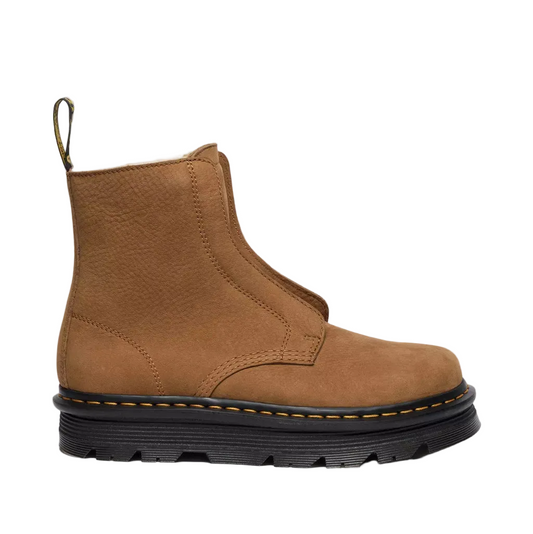 DR. MARTENS ZEBZAG LACELESS SLIP ON GEFÜTTERT DESERT BROWN Bild 1