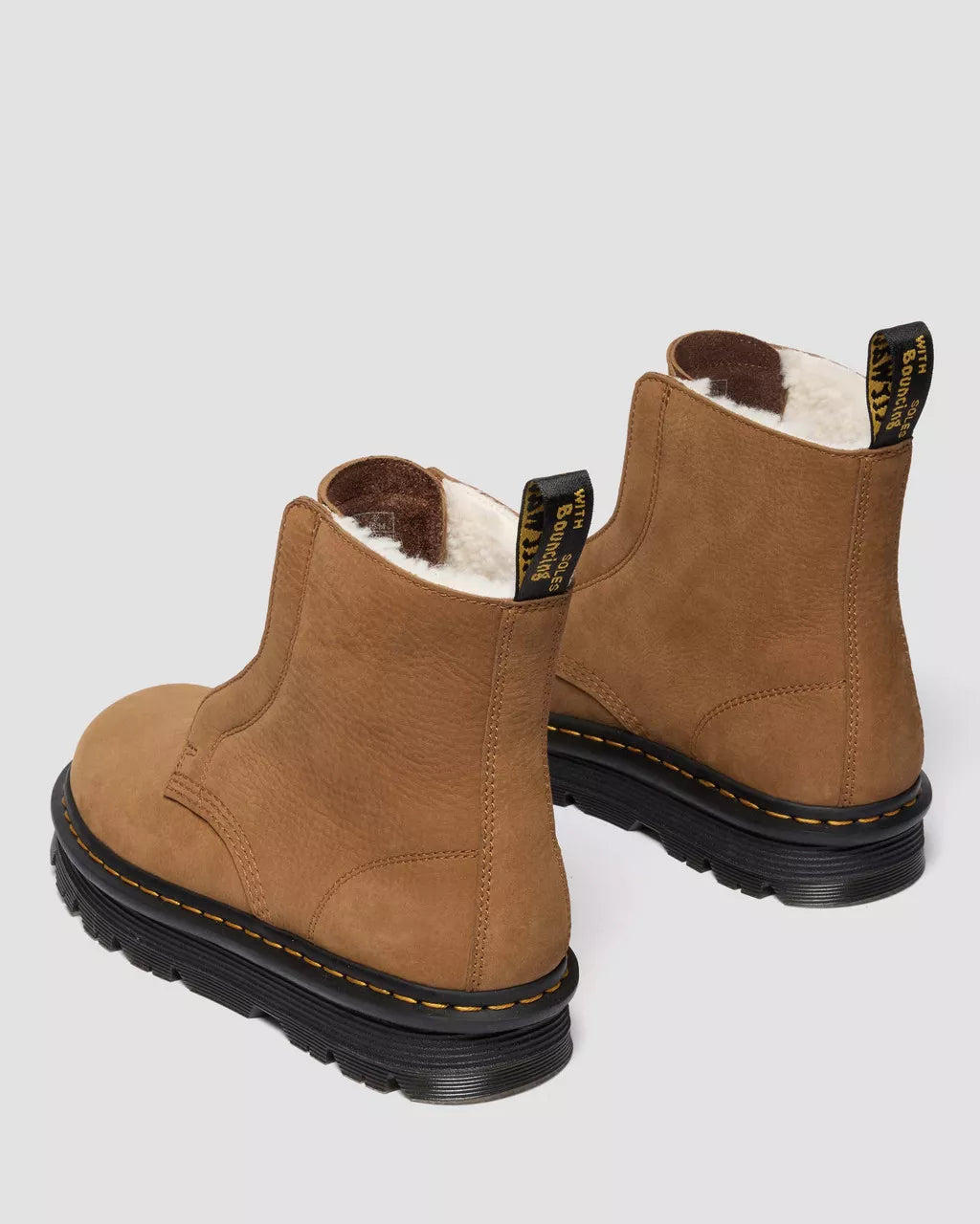 DR. MARTENS ZEBZAG LACELESS SLIP ON GEFÜTTERT DESERT BROWN Bild 4