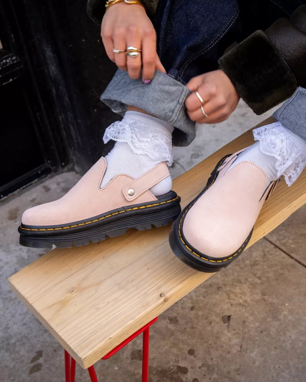 DR. MARTENS ZEBZAG MULE POWDER PINK POWDER PINK Bild 2