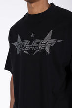 Lade das Bild in den Galerie-Viewer, FAVELA FUTURE RHINESTONE OVERSIZED T-SHIRT BLACK BLACK Bild 2
