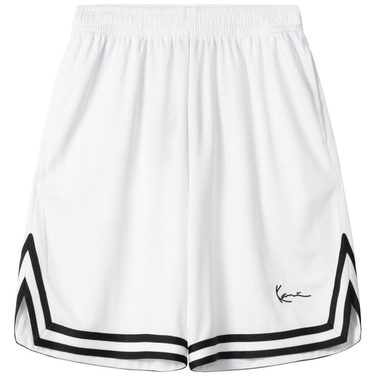KARL KANI SIGNATURE MESH SHORTS WHITE/BLACK Bild 1