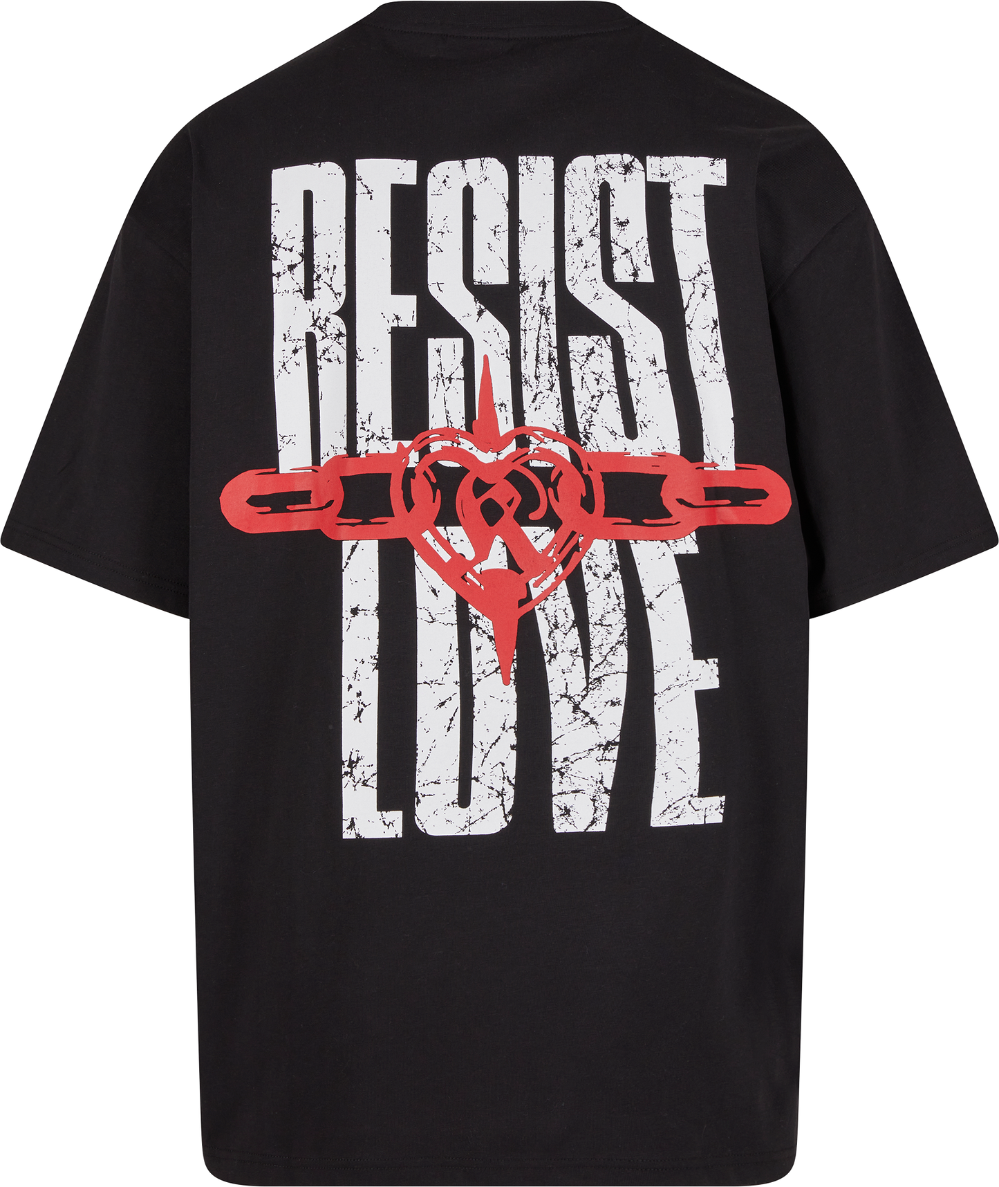 KARL KANI WOVEN SIGNATURE RESIST LOVE TEE BLACK Bild 1