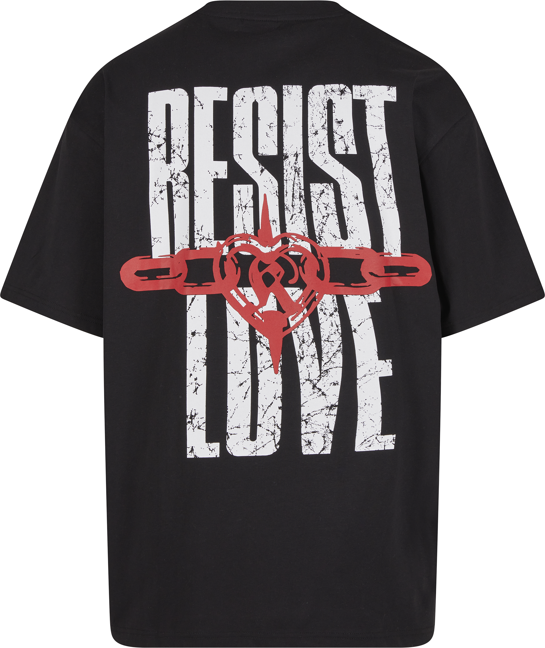 KARL KANI WOVEN SIGNATURE RESIST LOVE TEE BLACK Bild 1
