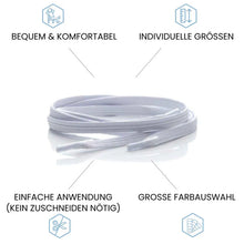 Load image into Gallery viewer, LEAZY FLAT ELASTISCHE SCHNÜRSENKEL WEISS
