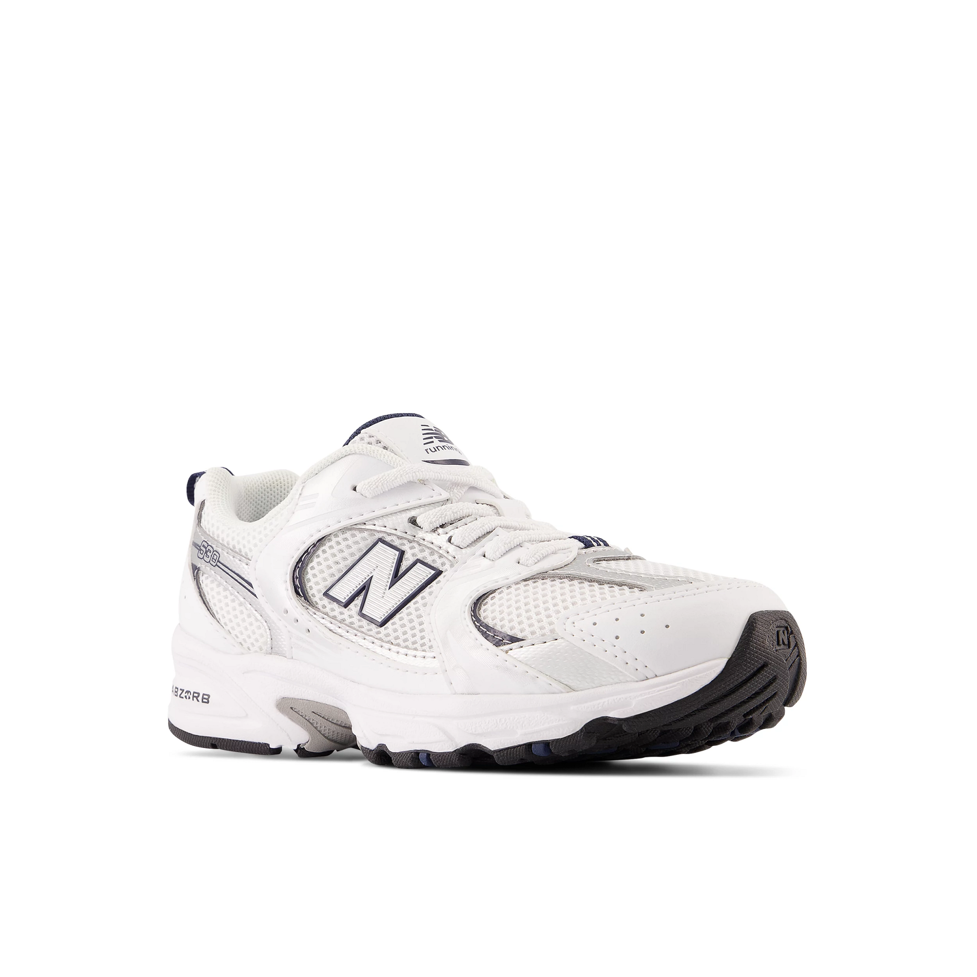 NEW BALANCE 53 KIDS BUNGEE LACE WHITE / NATURAL INDIGO / SILVER MET Bild 2