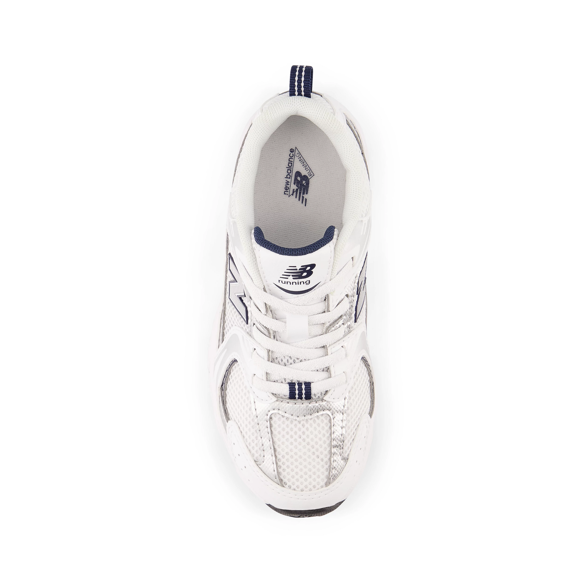 NEW BALANCE 53 KIDS BUNGEE LACE WHITE / NATURAL INDIGO / SILVER MET Bild 3