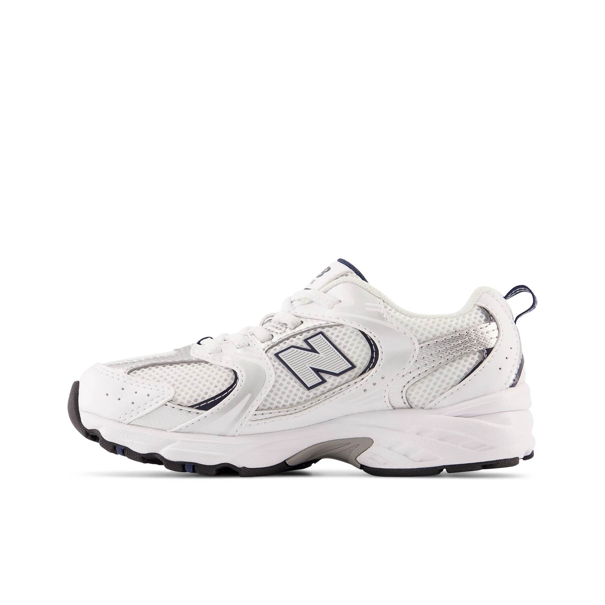 NEW BALANCE 53 KIDS BUNGEE LACE WHITE / NATURAL INDIGO / SILVER MET Bild 4
