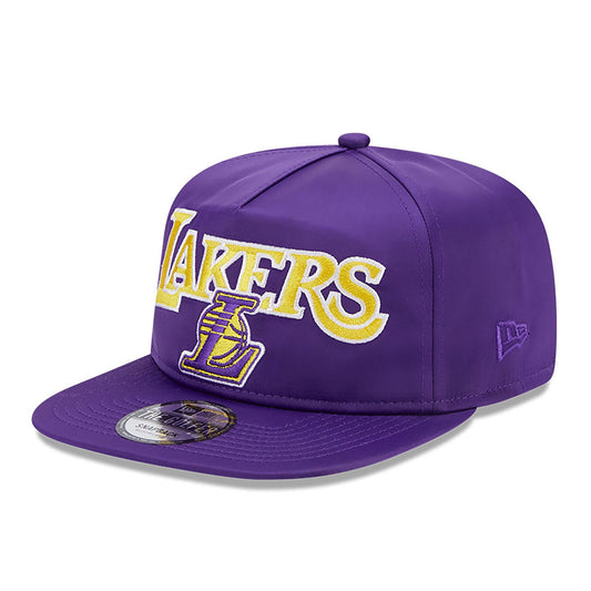 NEW ERA 9FIFTY LA LAKERS NBA PATCH RETRO GOLFER SNAPBACK TRPUPY Bild 1
