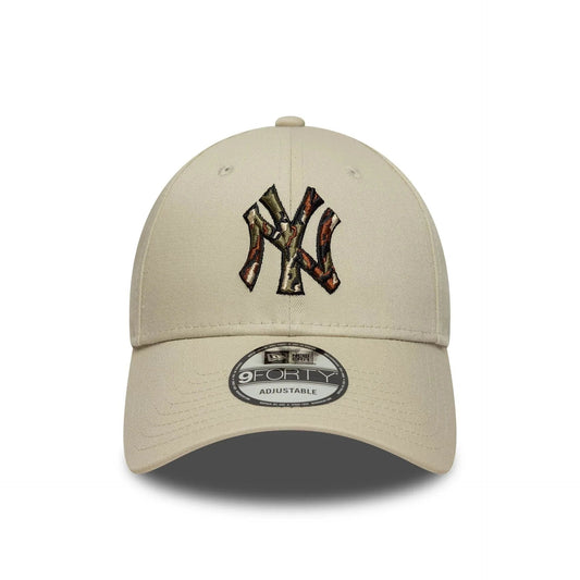NEW ERA 9FORTY CAP MLB OUTLINE NEW YORK YANKEES LIGHT BEIGE Bild 2