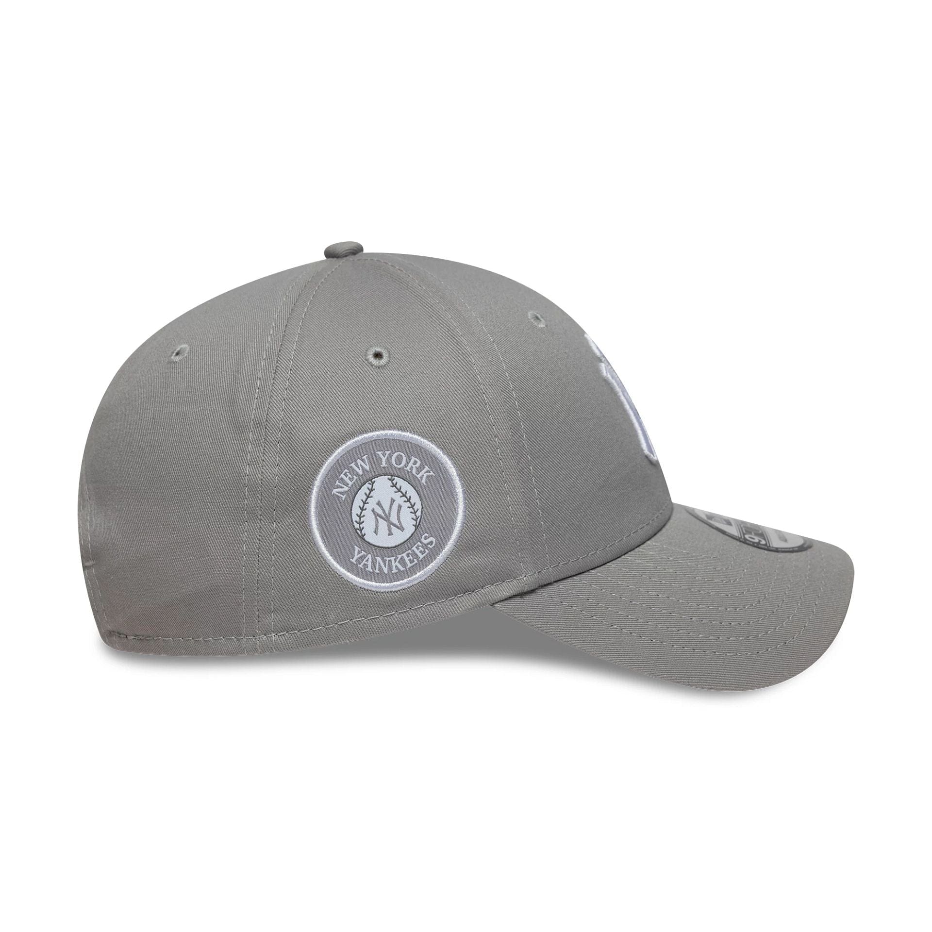NEW ERA 9FORTY CAP MLB SIDE PATCH NEW YORK YANKEES GREY Bild 6