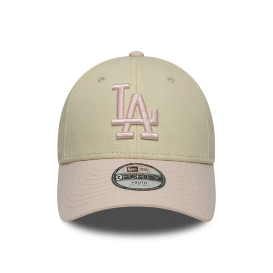 NEW ERA 9FORTY KIDS CAP MLB LEAGUE ESSENTIAL LOS ANGELES DODGERS LIGHT BEIGE Bild 2