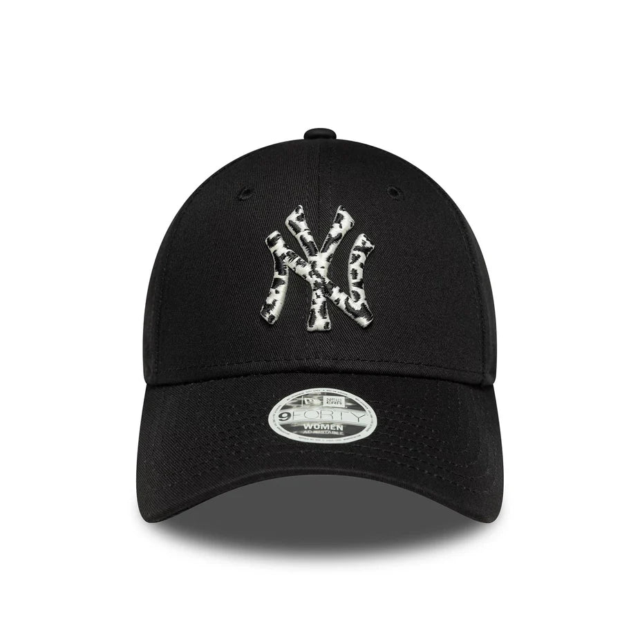 NEW ERA 9FORTY WOMEN MLB ANIMAL INFILL CAP NEW YORK YANKEES BLACK Bild 2