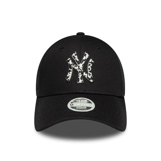 NEW ERA 9FORTY WOMEN MLB ANIMAL INFILL CAP NEW YORK YANKEES BLACK Bild 2