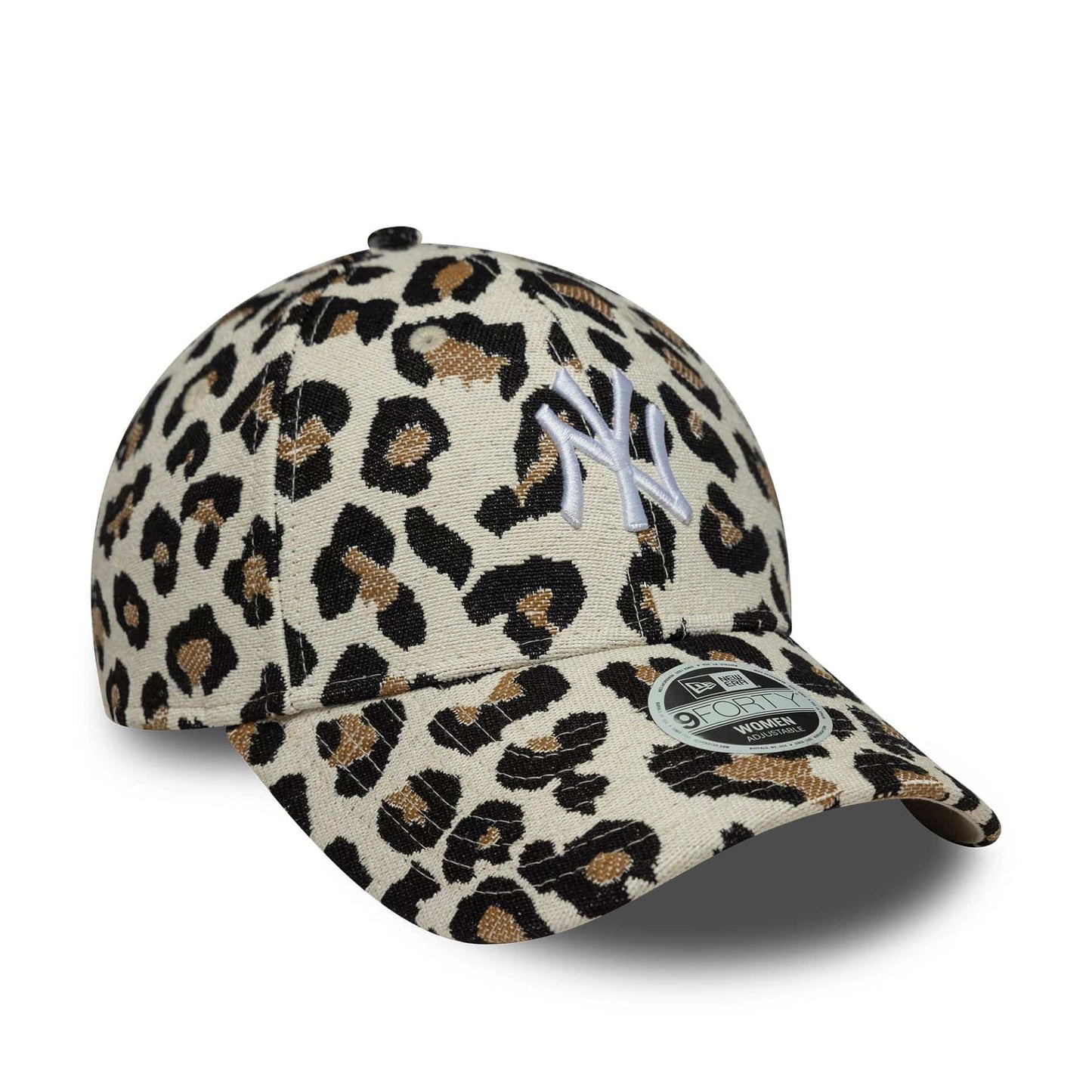 NEW ERA 9FORTY WOMEN MLB LEOPARD MIDI LOGO CAP NEW YORK YANKEES LIGHT BEIGE Bild 3
