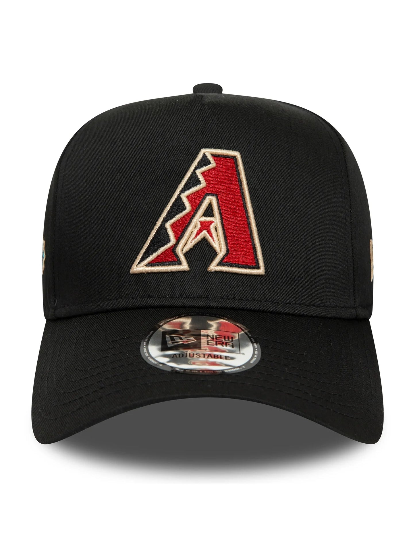 NEW ERA A-FRAME SNAPBACK CAP ARIZONA DIAMONDBACKS WORLD SERIES PATCH BLKKGR Bild 4