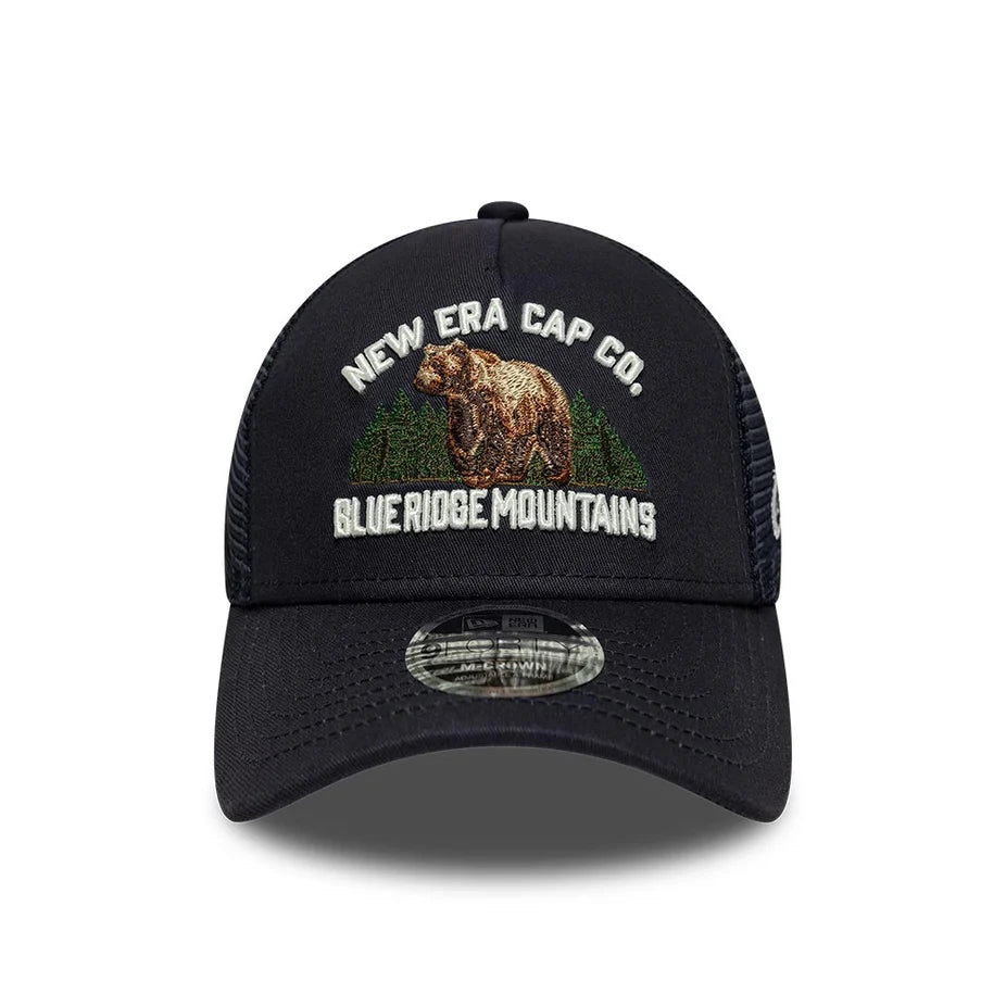 GRAPHIC 9FORTY M-CROWN A-FRAME TRUCKER CAP NAVY Bild 2