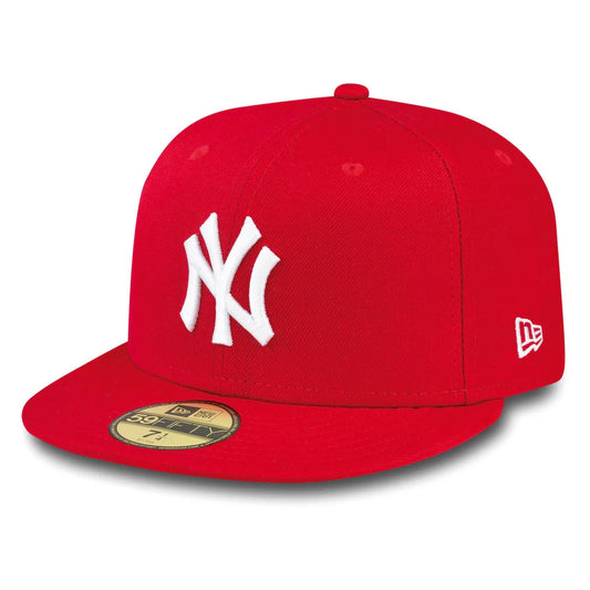 NEW ERA LEAGUE ESSENTIAL 59FIFTY® CAP NEW YORK YANKEES MLB BASIC NEYYAN SCA/WHI Bild 1