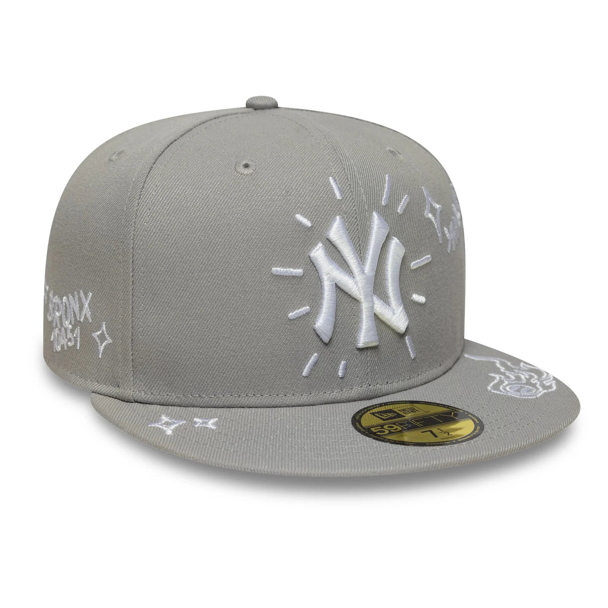 MLB SCRIBBLE 59FIFTY FITTED CAP NEW YORK YANKEES GRAWHI NEYYAN GRAWHI Bild 3