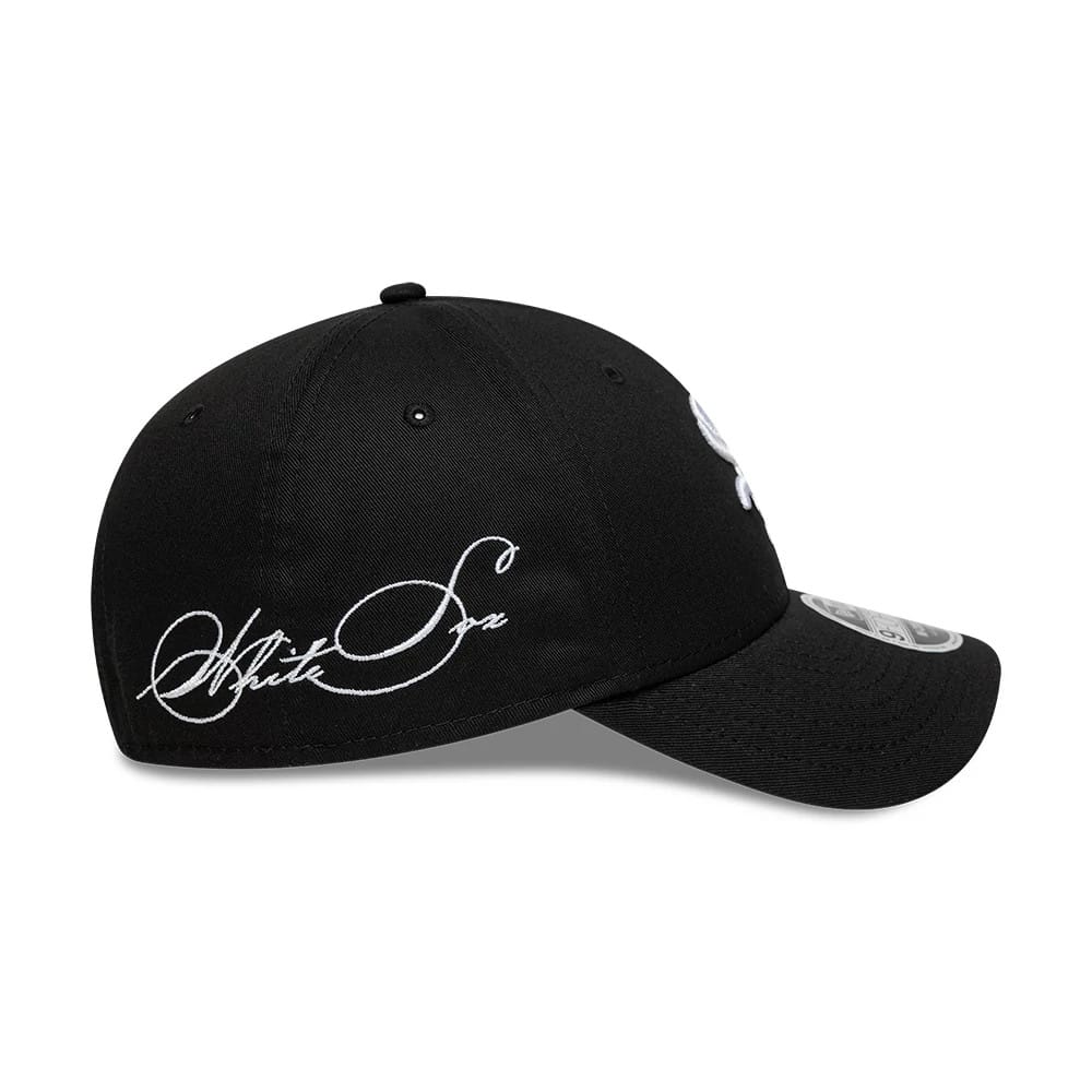 MLB SIDE SCRIPT 9FORTY M-CROWN SNAPBACK CAP CHICAGO WHITE SOX BLACK Bild 2