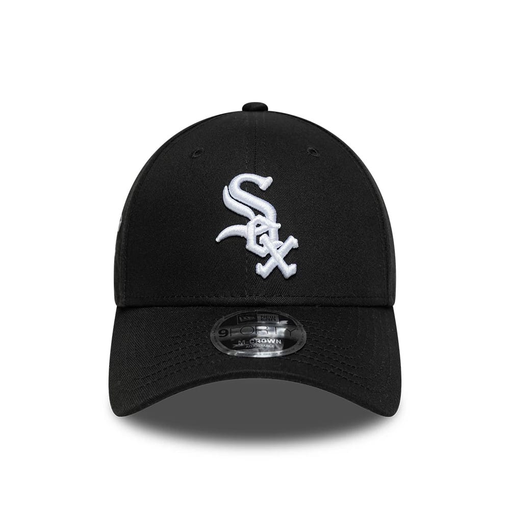 MLB SIDE SCRIPT 9FORTY M-CROWN SNAPBACK CAP CHICAGO WHITE SOX BLACK Bild 3