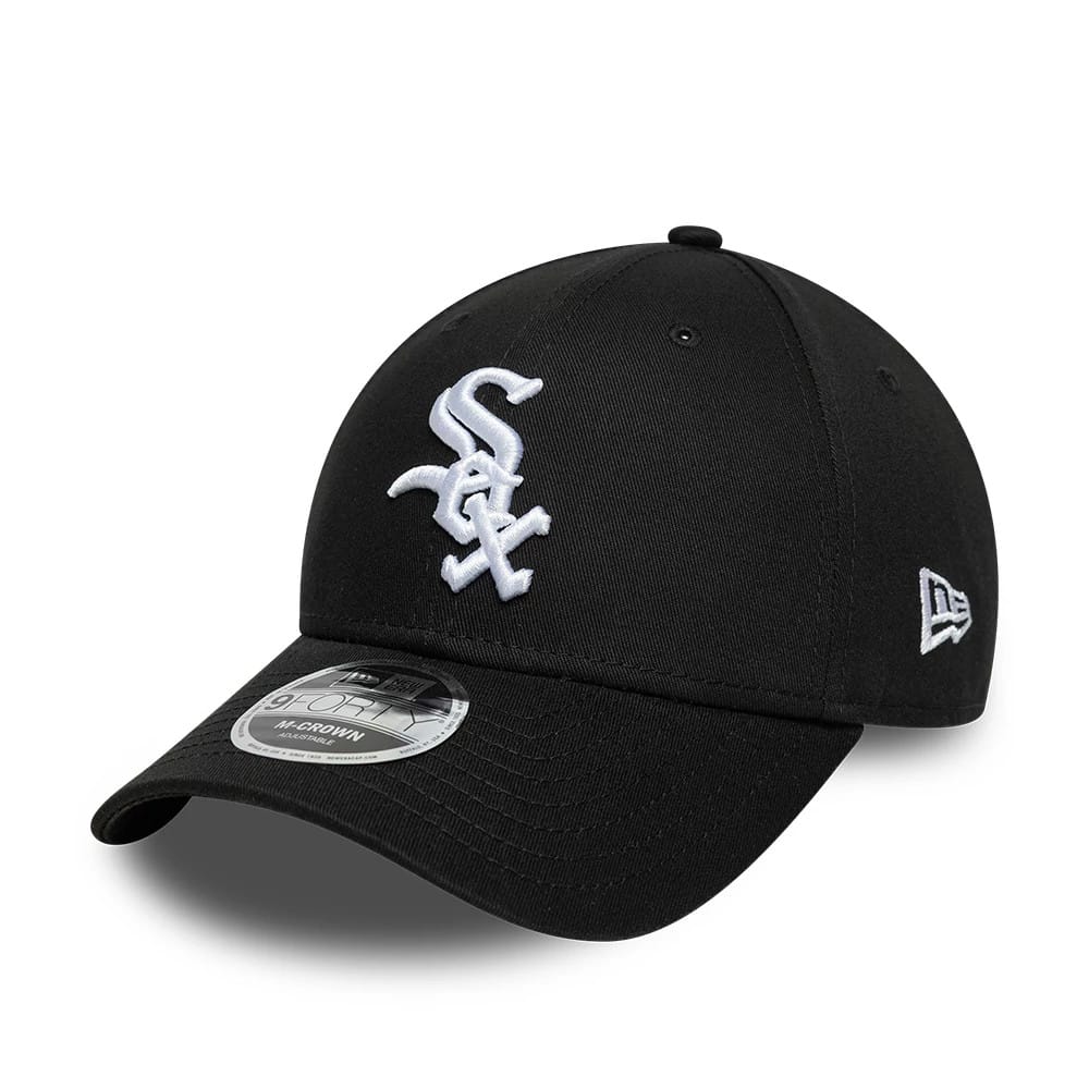 MLB SIDE SCRIPT 9FORTY M-CROWN SNAPBACK CAP CHICAGO WHITE SOX BLACK Bild 4
