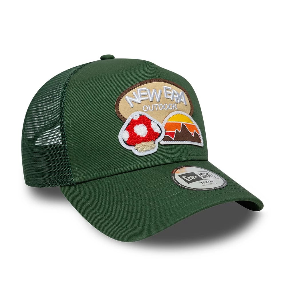 OUTDOOR TRUCKER SNAPBACK YOUTH DARK GREEN Bild 3