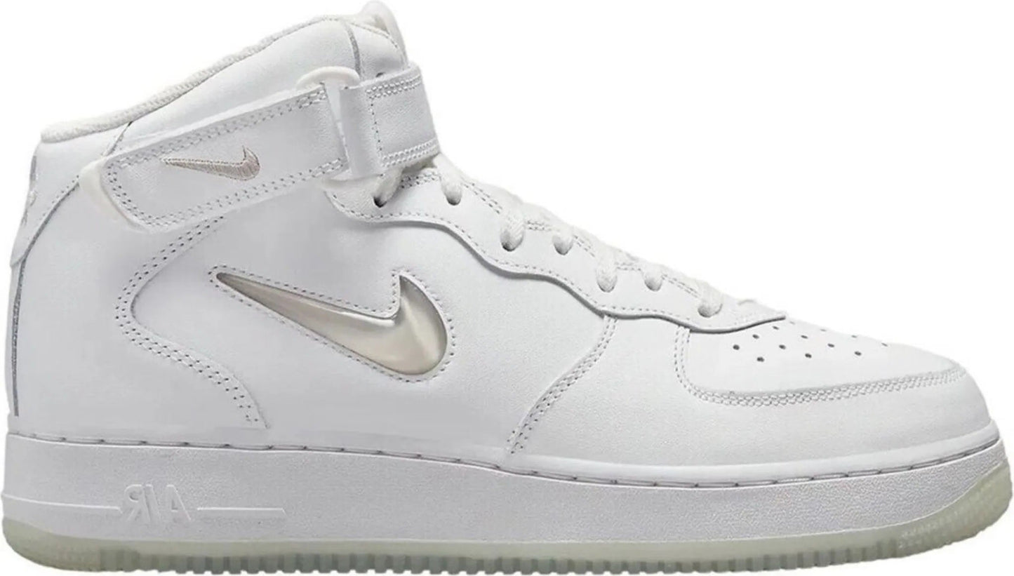 NIKE AIR FORCE 1 MID '07 SUMMIT WHITE/LIGHT BONE-SUMMIT WHITE Bild 1