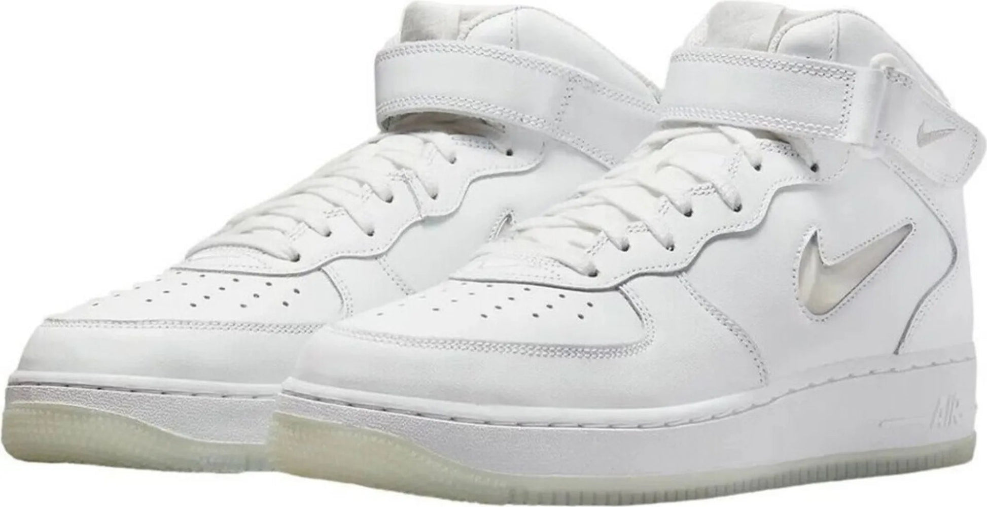 NIKE AIR FORCE 1 MID '07 SUMMIT WHITE/LIGHT BONE-SUMMIT WHITE Bild 2