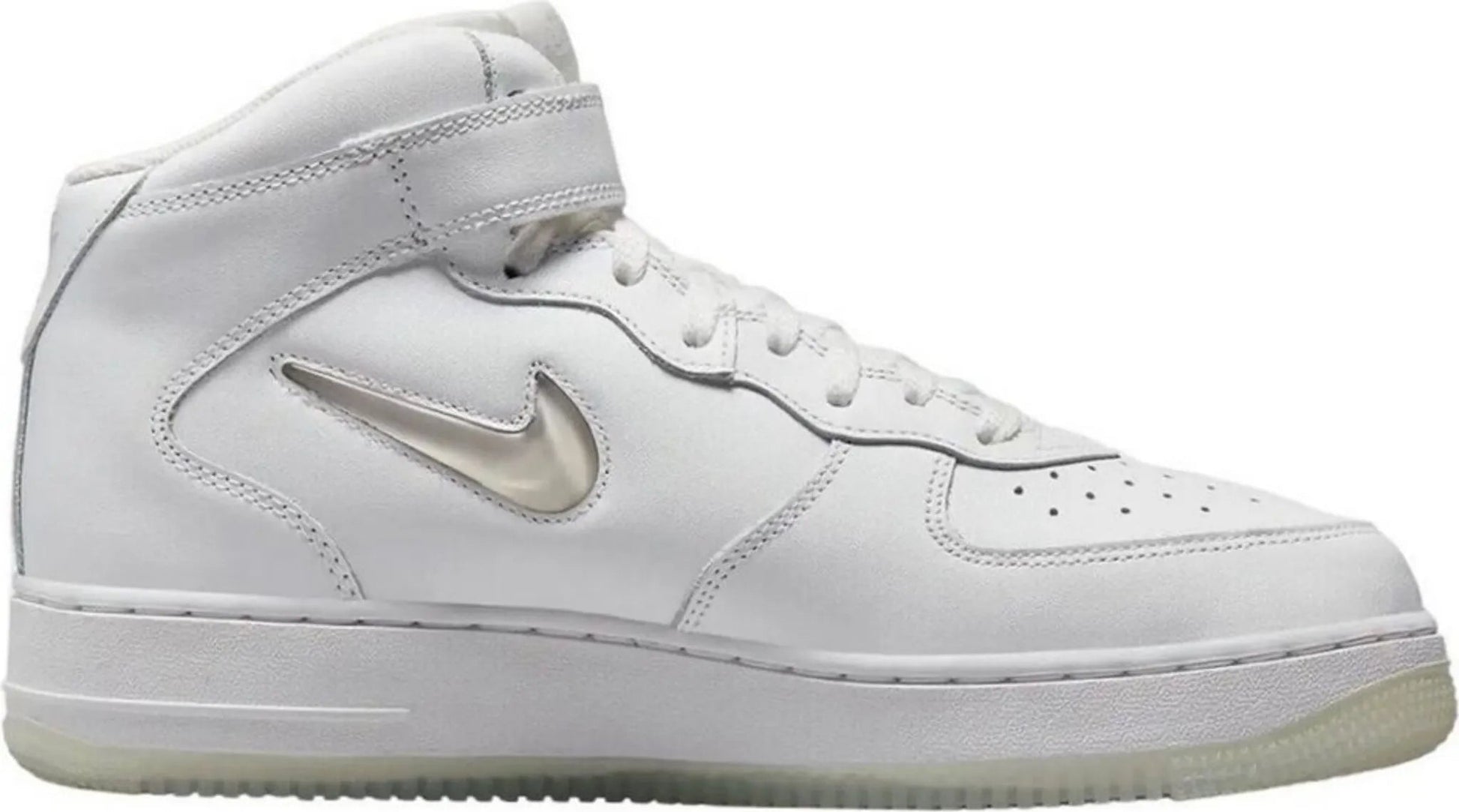 NIKE AIR FORCE 1 MID '07 SUMMIT WHITE/LIGHT BONE-SUMMIT WHITE Bild 4