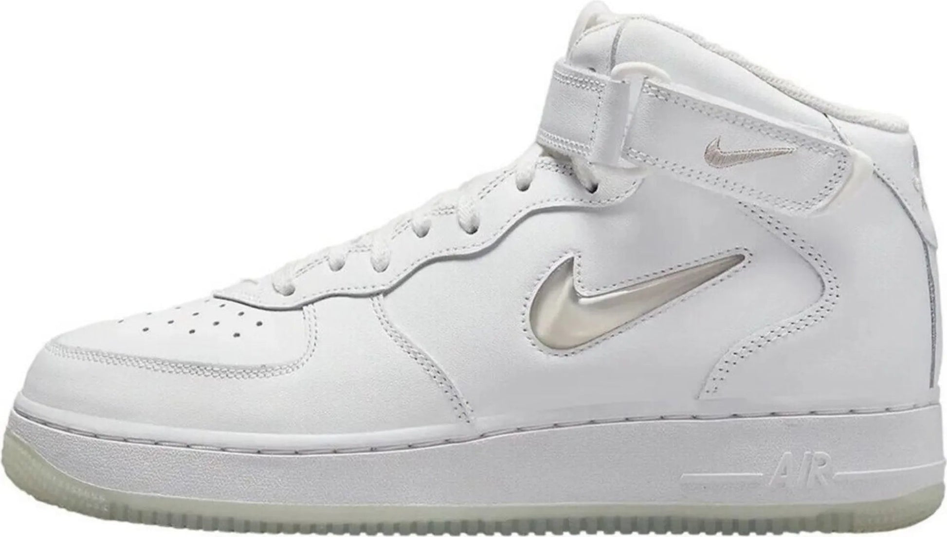 NIKE AIR FORCE 1 MID '07 SUMMIT WHITE/LIGHT BONE-SUMMIT WHITE Bild 7