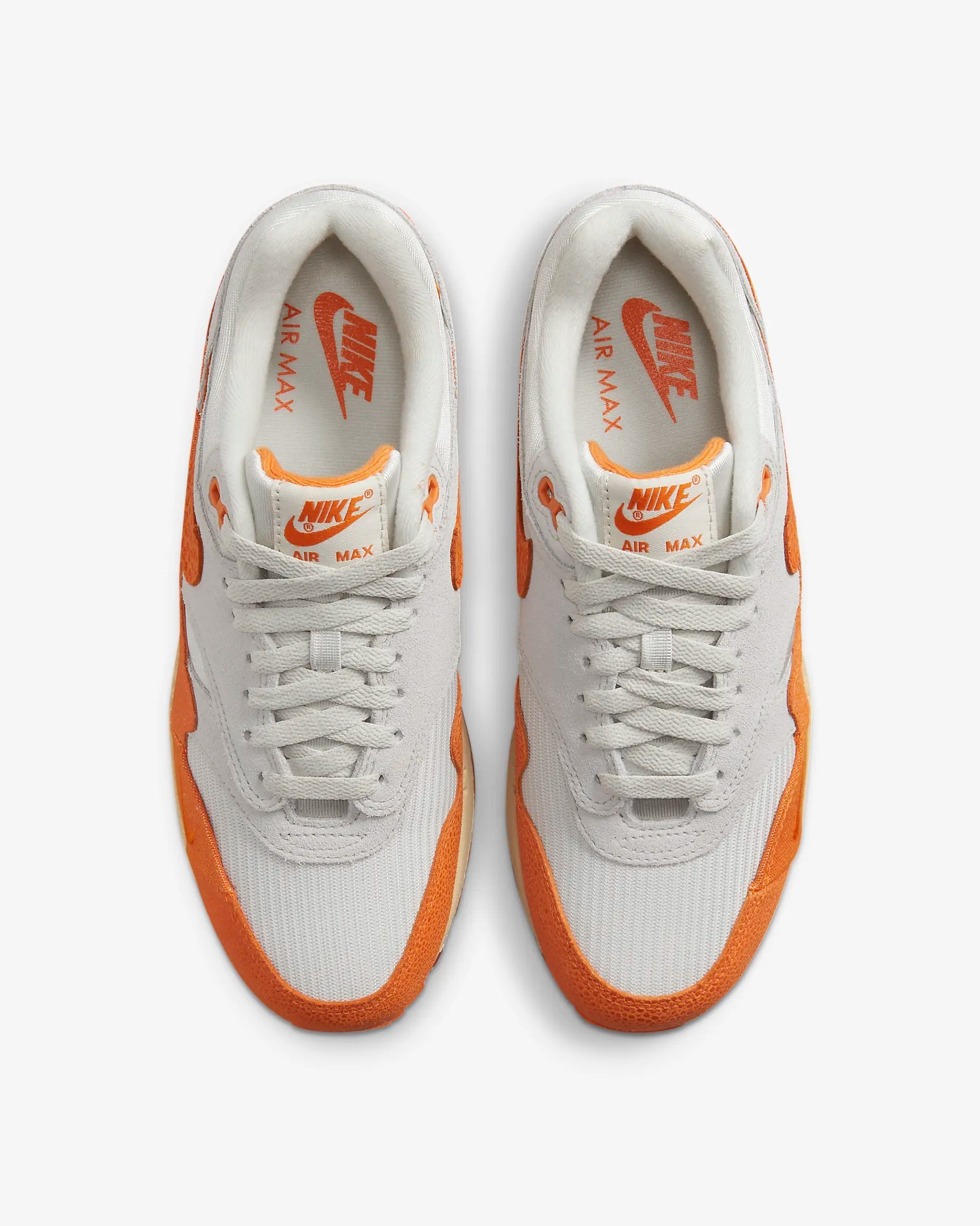 NIKE AIR MAX 1 LIGHT BONE/ MAGMA ORANGE-NEUTRAL GREY Bild 5
