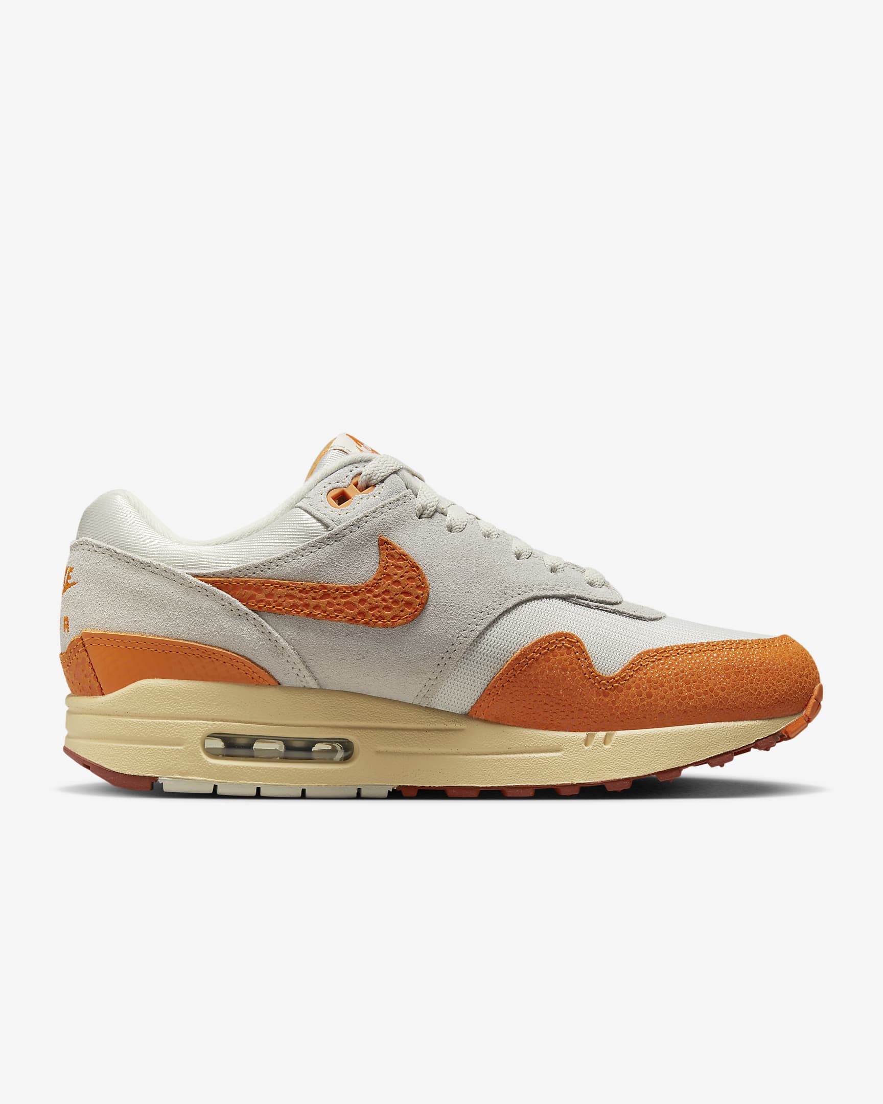 NIKE AIR MAX 1 LIGHT BONE/ MAGMA ORANGE-NEUTRAL GREY Bild 7