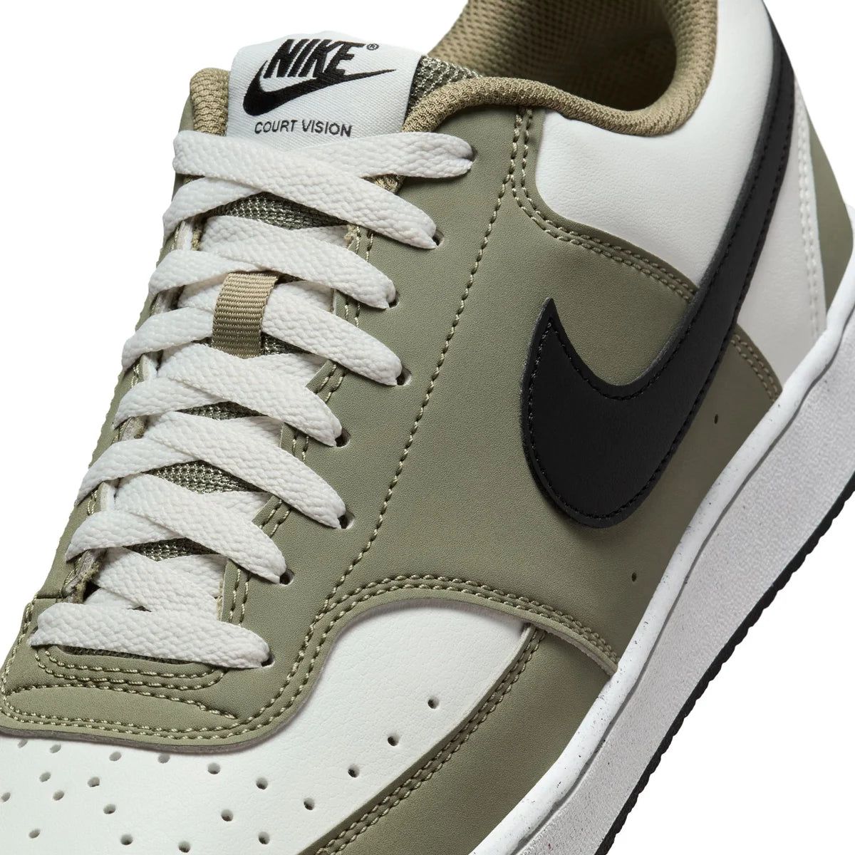 NIKE COURT VISION LO P NBK SUMMIT WHITE/BLACK-SILVER SAGE Bild 3