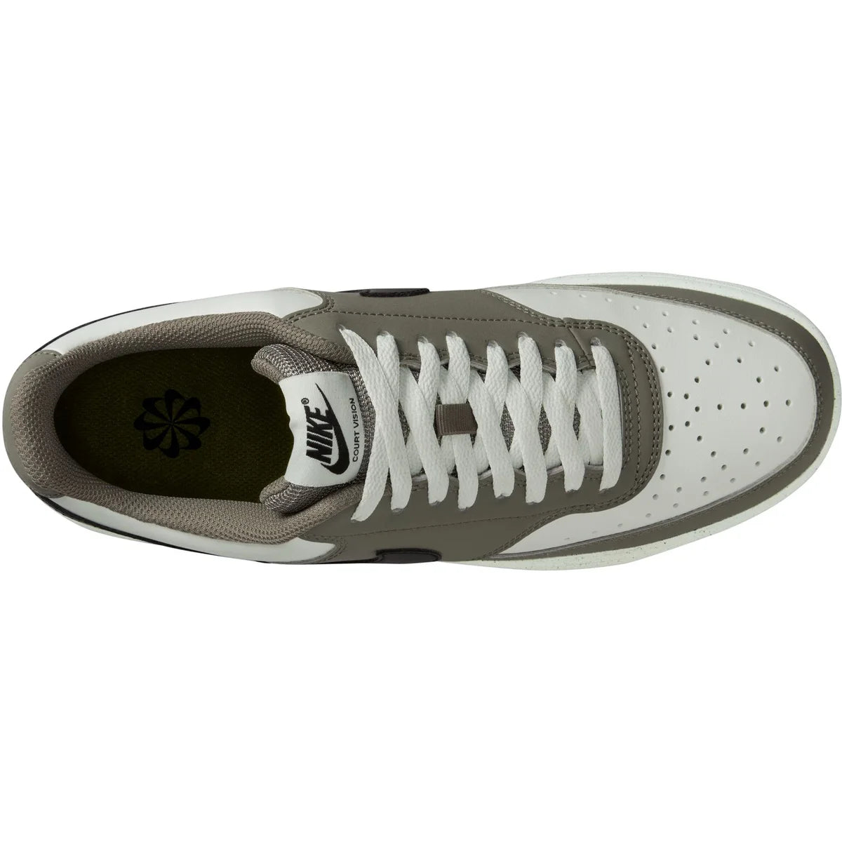NIKE COURT VISION LO P NBK SUMMIT WHITE/BLACK-SILVER SAGE Bild 8