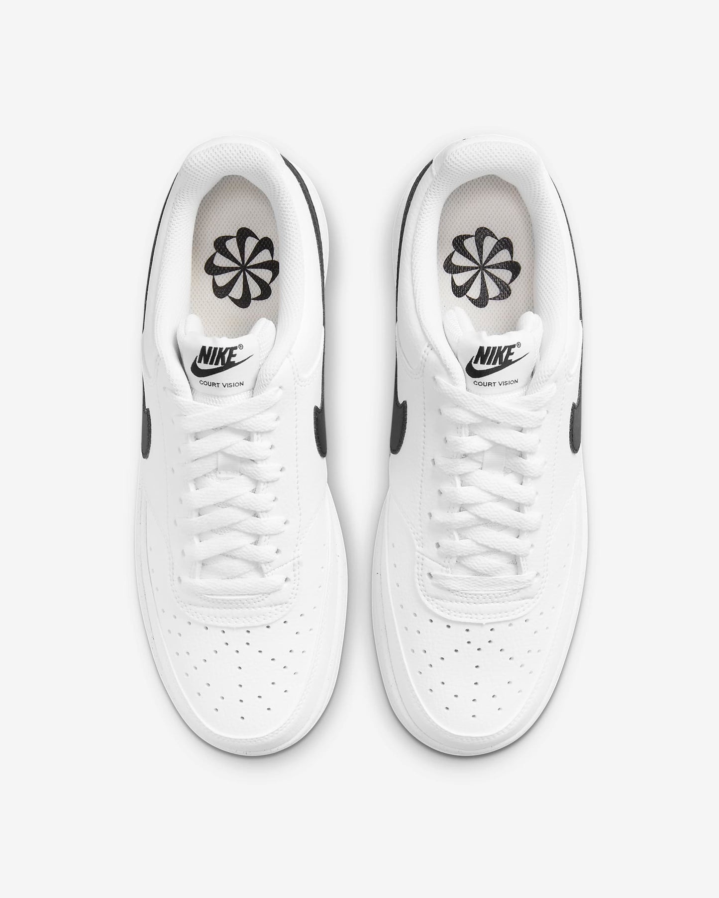 NIKE COURT VISION LOW NEXT NATURE WHITE/BLACK-WHITE Bild 5