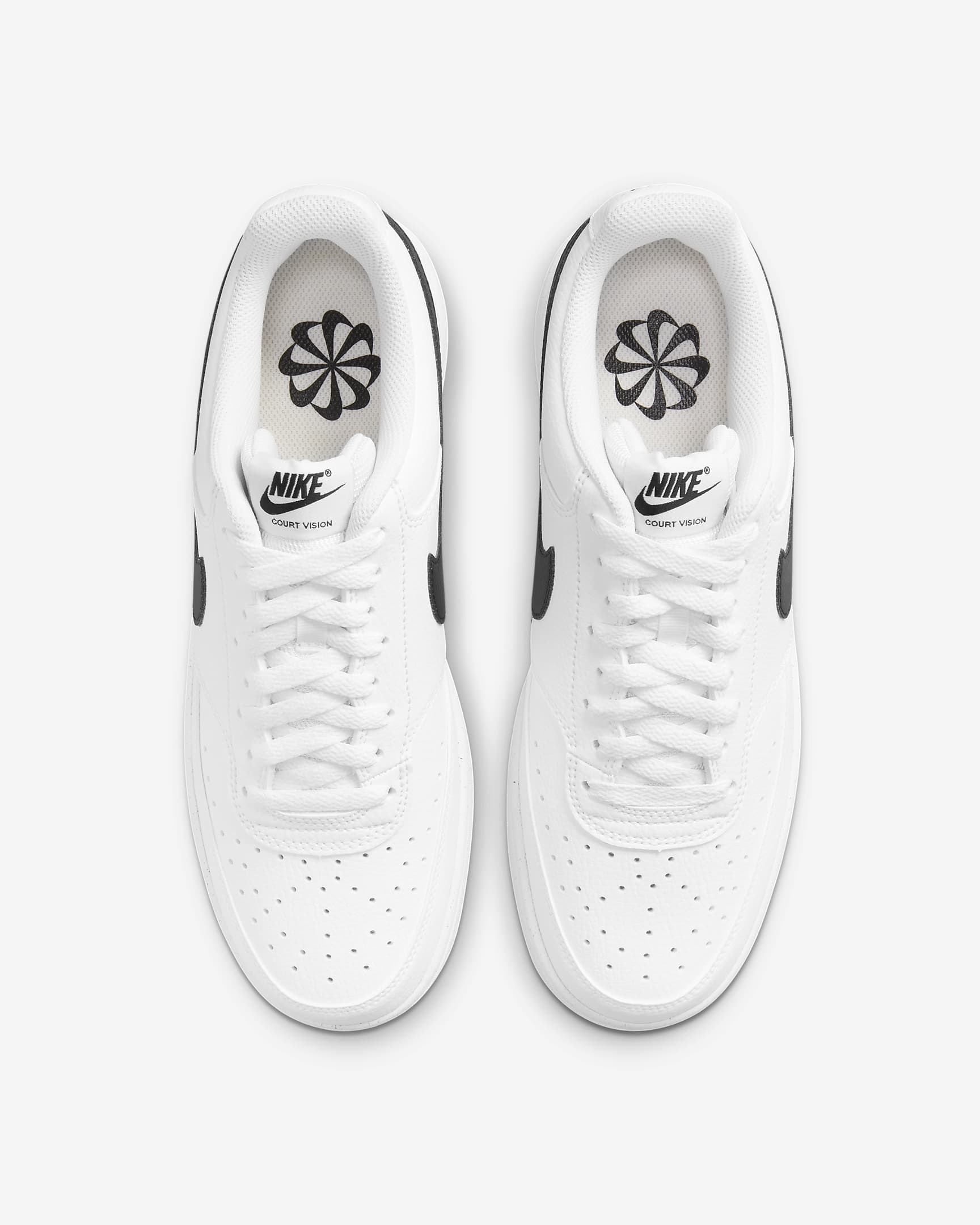 NIKE COURT VISION LOW NEXT NATURE WHITE/BLACK-WHITE Bild 5