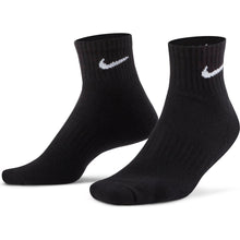 Load image into Gallery viewer, NIKE EVERYDAY CUSHIONED ANKLE SOCKEN 3ER PACK BLACK/WHITE Bild 1
