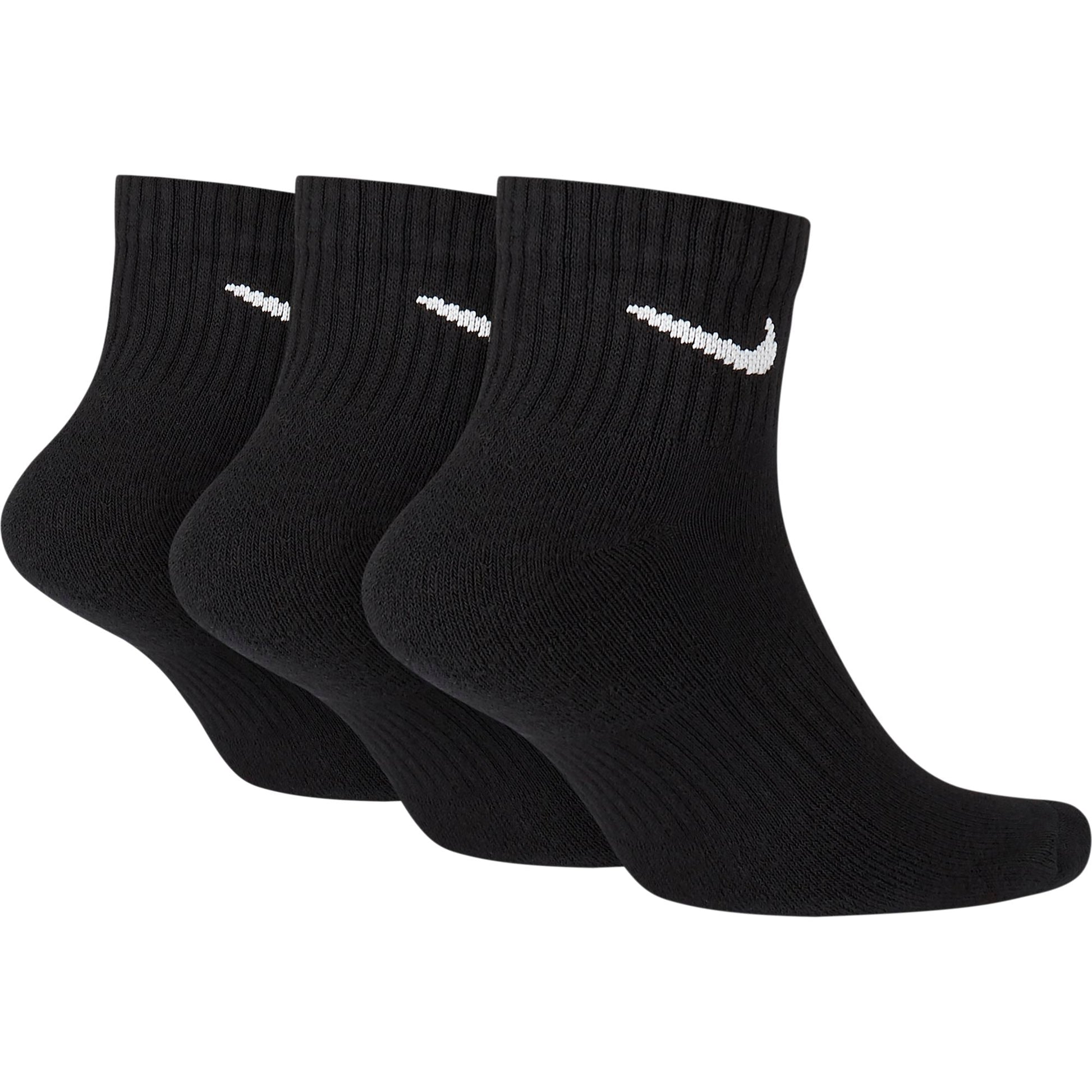 NIKE EVERYDAY CUSHIONED ANKLE SOCKEN 3ER PACK BLACK/WHITE Bild 2