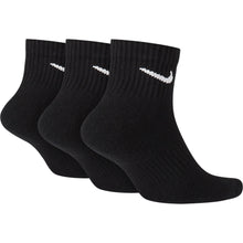 Load image into Gallery viewer, NIKE EVERYDAY CUSHIONED ANKLE SOCKEN 3ER PACK BLACK/WHITE Bild 2
