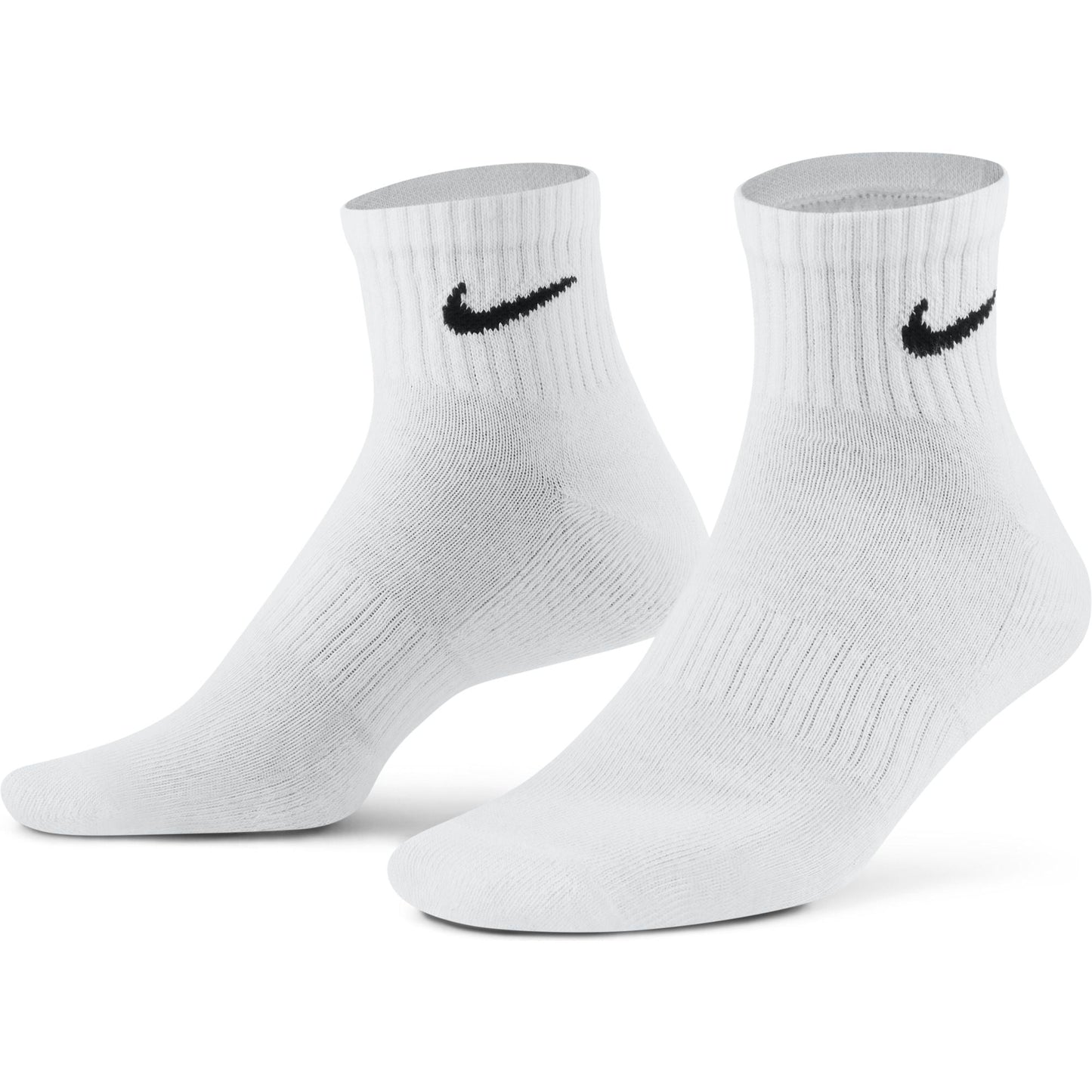NIKE EVERYDAY CUSHIONED ANKLE SOCKEN WHITE/BLACK Bild 1