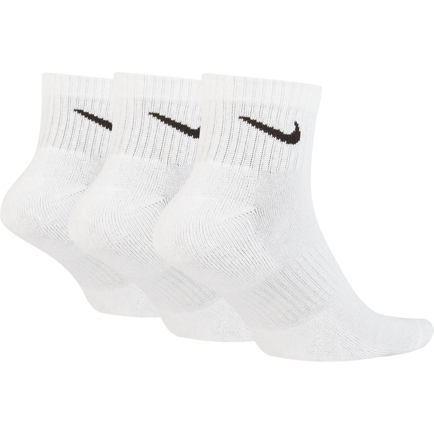 NIKE EVERYDAY CUSHIONED ANKLE SOCKEN WHITE/BLACK Bild 2