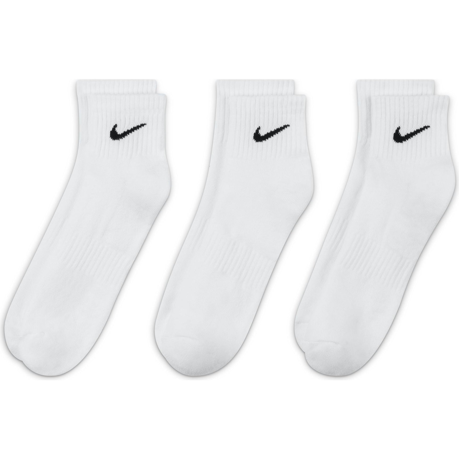 NIKE EVERYDAY CUSHIONED ANKLE SOCKEN WHITE/BLACK Bild 3