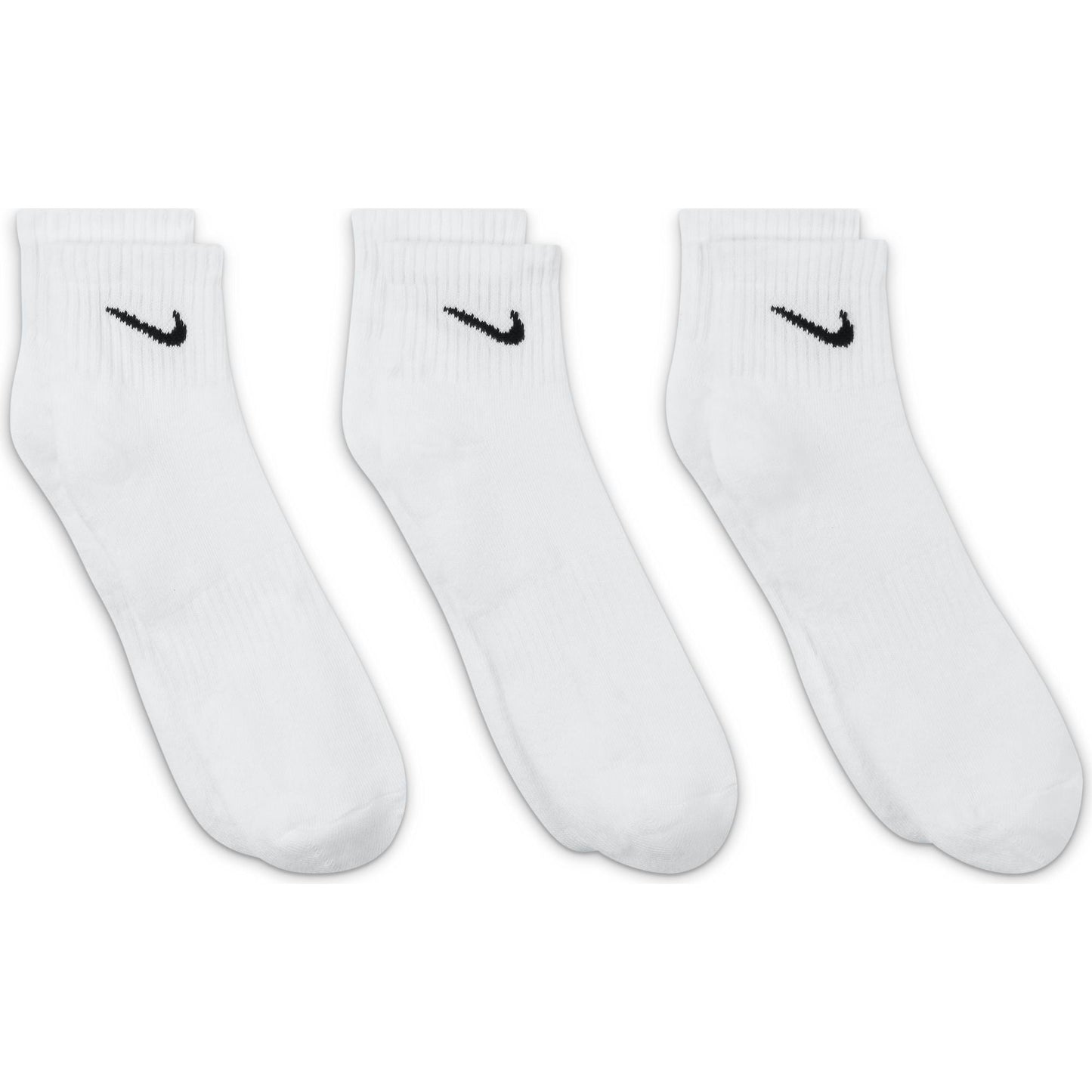 NIKE EVERYDAY CUSHIONED ANKLE SOCKEN WHITE/BLACK Bild 4
