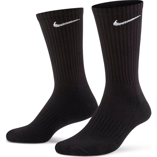 NIKE EVERYDAY CUSHIONED CREW SOCKEN BLACK/WHITE Bild 1