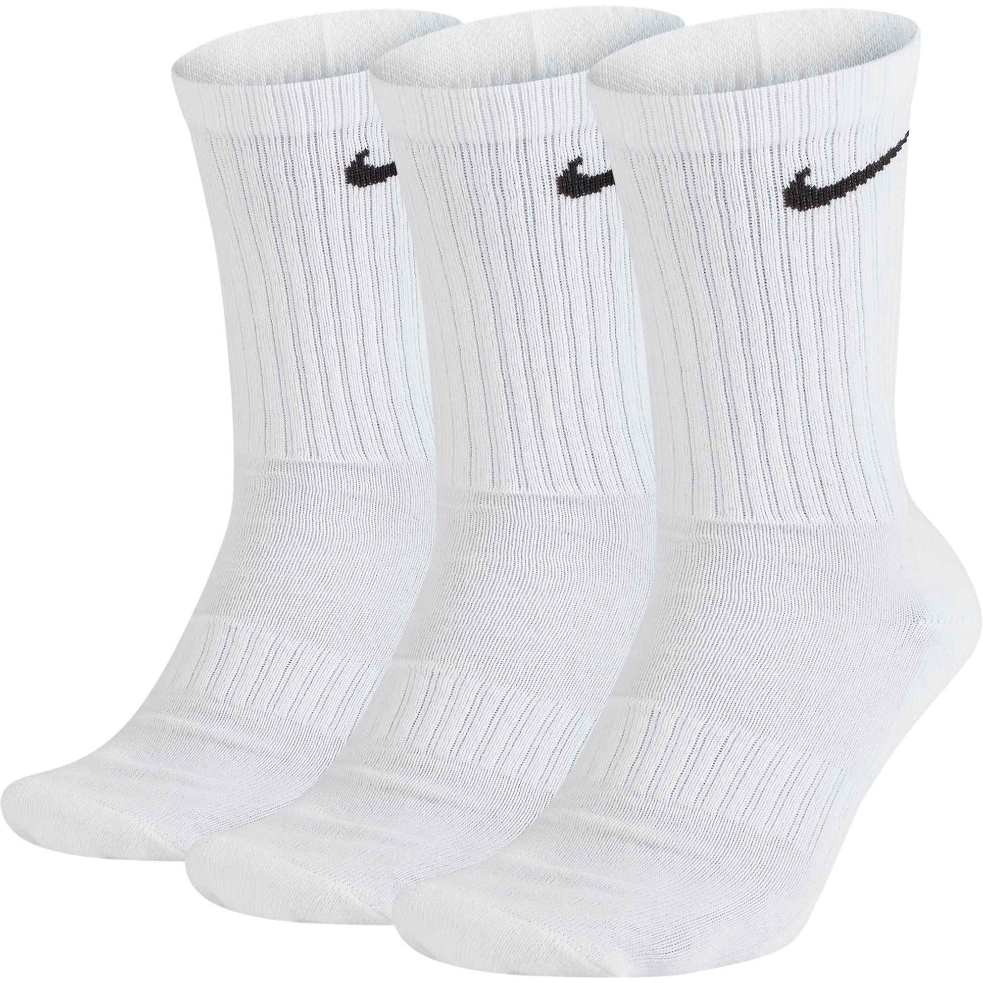 NIKE EVERYDAY CUSHIONED CREW SOCKEN 3ER PACK WHITE/BLACK Bild 1