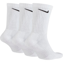 Load image into Gallery viewer, NIKE EVERYDAY CUSHIONED CREW SOCKEN 3ER PACK WHITE/BLACK Bild 2
