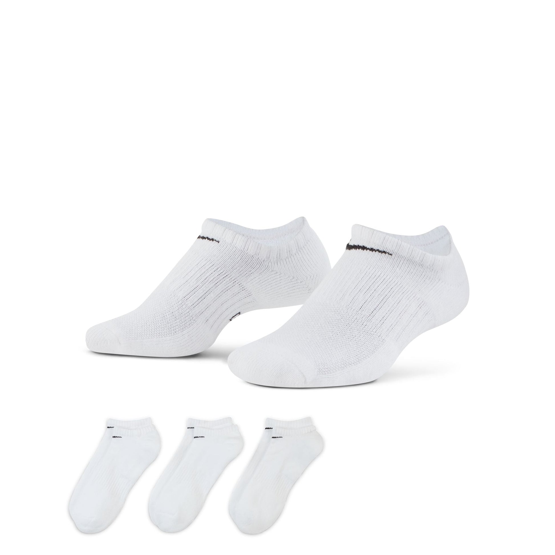 NIKE EVERYDAY CUSHIONED NO SHOW SOCKEN WHITE/BLACK Bild 1