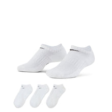 Load image into Gallery viewer, NIKE EVERYDAY CUSHIONED NO SHOW SOCKEN WHITE/BLACK Bild 1
